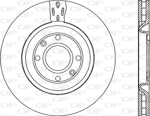 OPEN PARTS Тормозной диск BDR1956.20